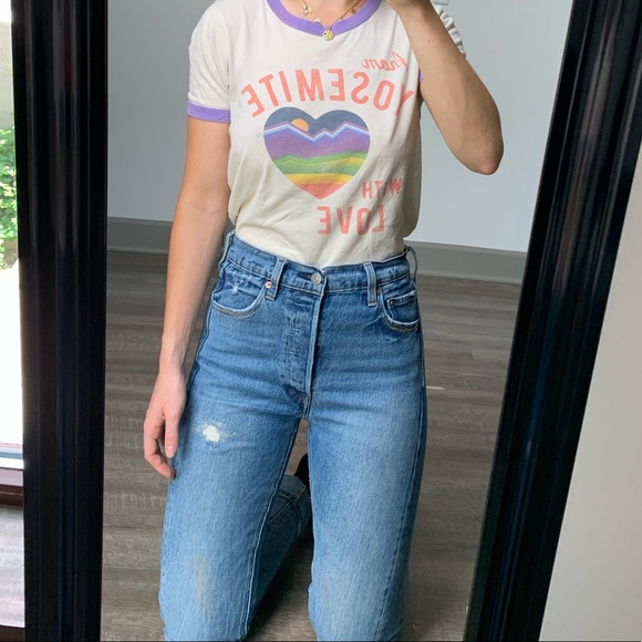 Vintage Yosemite Graphic Ringer T-Shirt - Picture 4 of 10